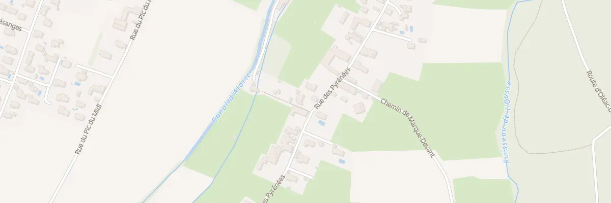 Plan du 28 Rue des Pyrénées à Orleix