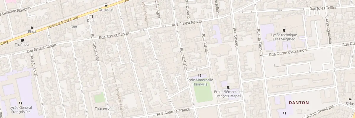 Plan du 79 Rue Michelet au Havre