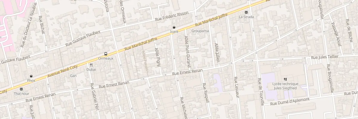 Plan du 74B Rue Michelet au Havre