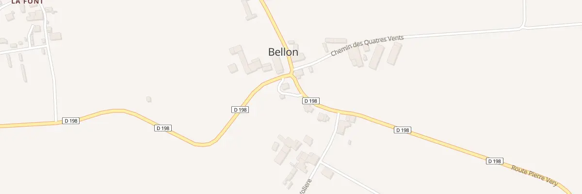 Plan du 5082 Les Grandes Versennes à Bellon