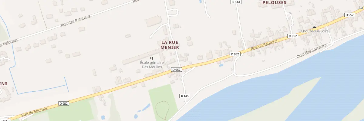 Plan du 2 Rue Ménier à Chouzé-sur-Loire