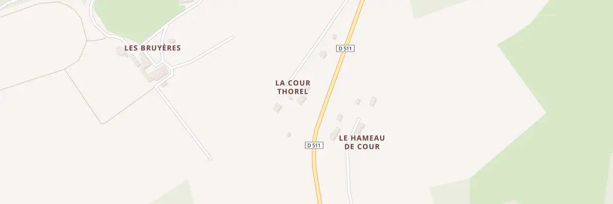Plan du 185 Che de la Cour Thorel au Mesnil-Simon