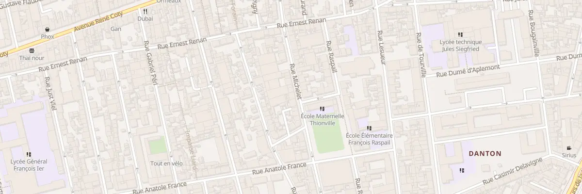 Plan du 75 Rue Michelet au Havre