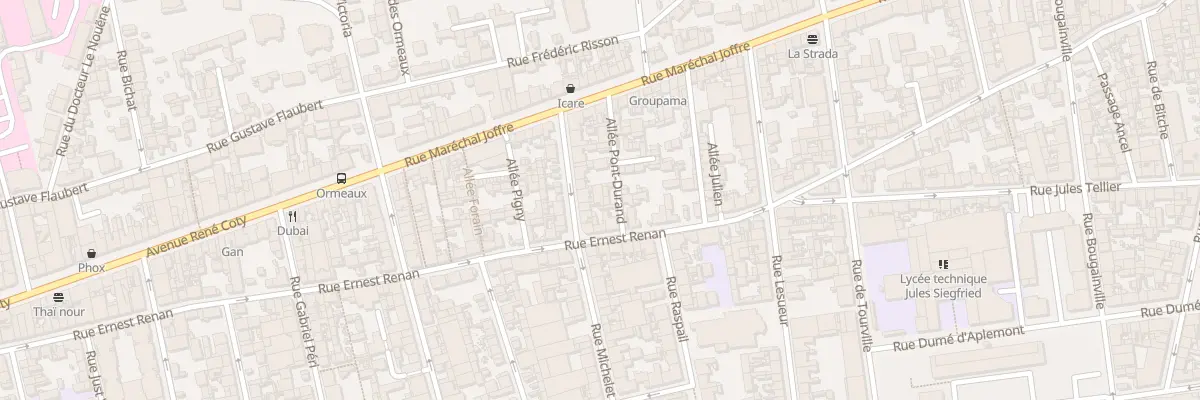 Plan du 74 Rue Michelet au Havre