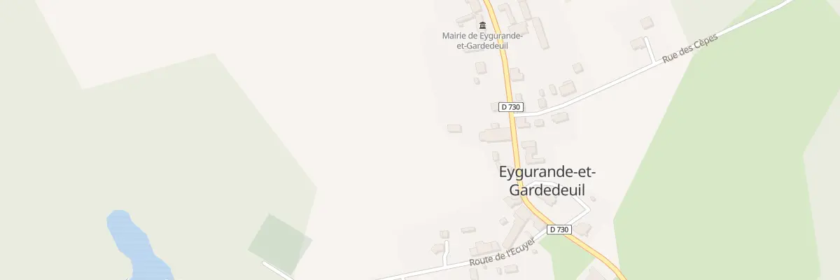 Plan du 110 Le Bourg à Eygurande-et-Gardedeuil