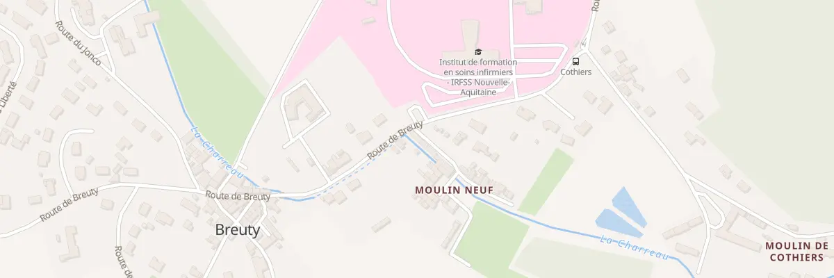 Plan du 1 Rte du Moulin Neuf à La Couronne