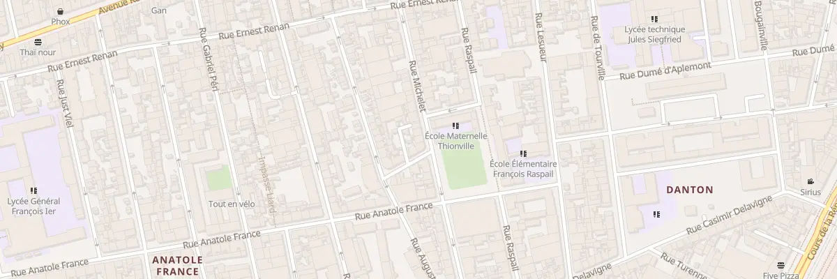 Plan du 67 Rue Michelet au Havre