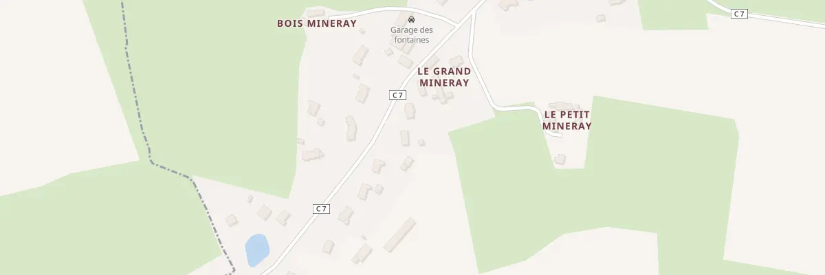 Plan du 69 Rte des Fontaines à Rouillon