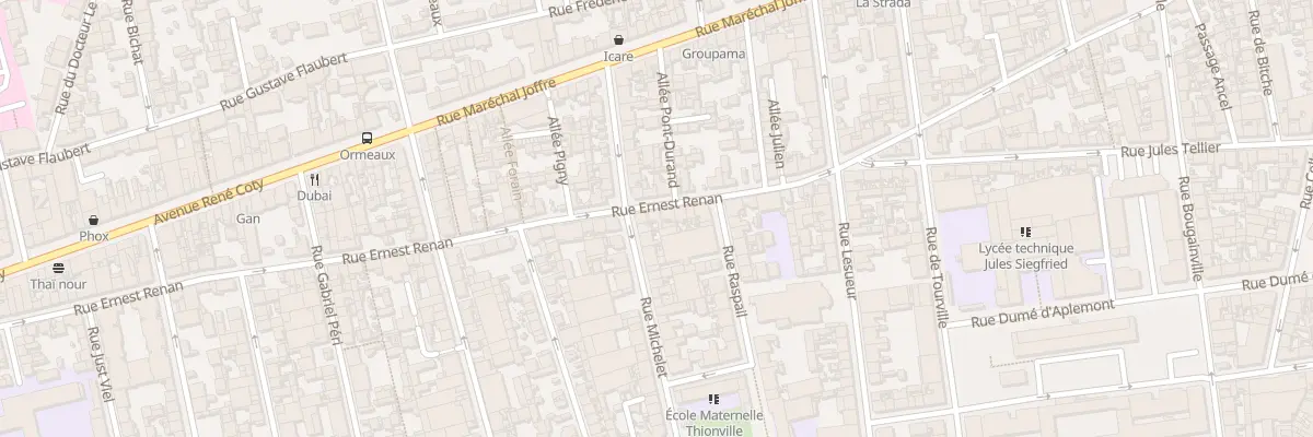 Plan du 94 Rue Ernest Renan au Havre