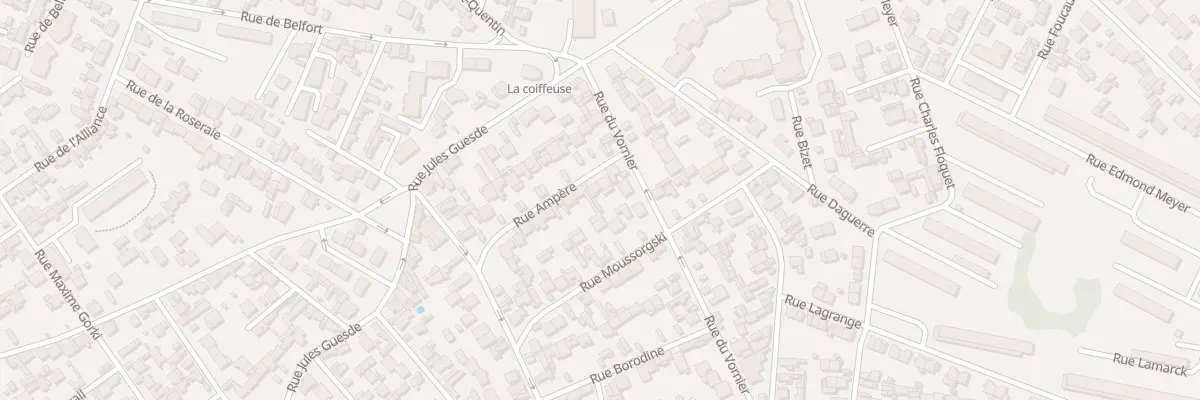 Plan du 22 Rue Ampère au Havre