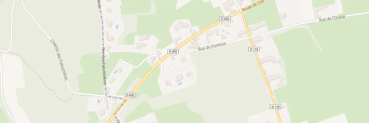Plan du 9 Rue du Puntous à Sarrouilles