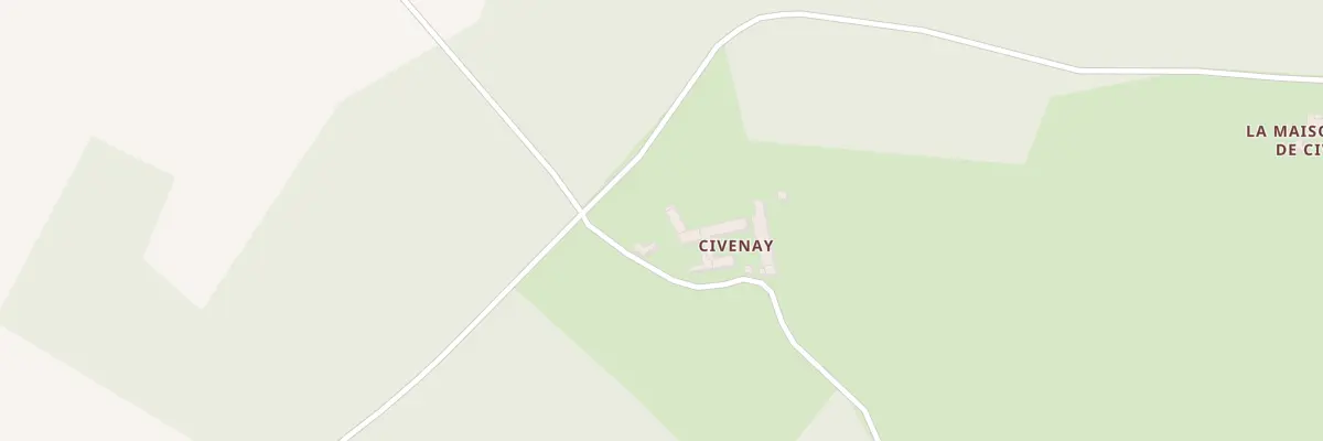 Plan du 3 Civenay à Vézières