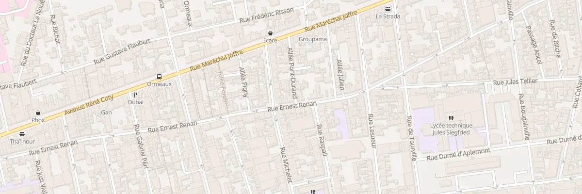 Plan du 123 Rue Ernest Renan au Havre