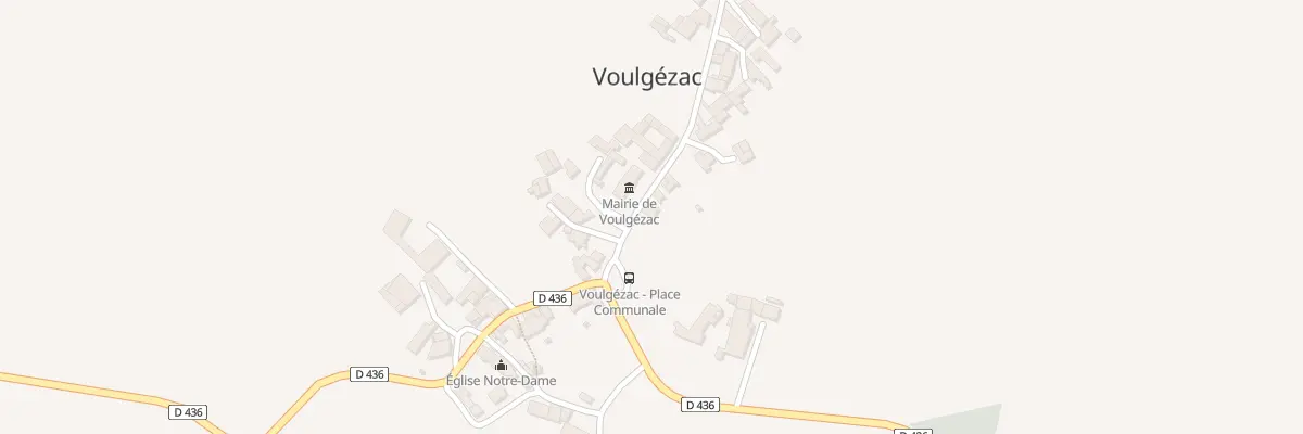Plan du 54 Rue de la Mairie à Voulgézac
