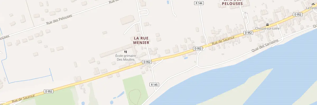 Plan du 78 Rue de Saumur à Chouzé-sur-Loire