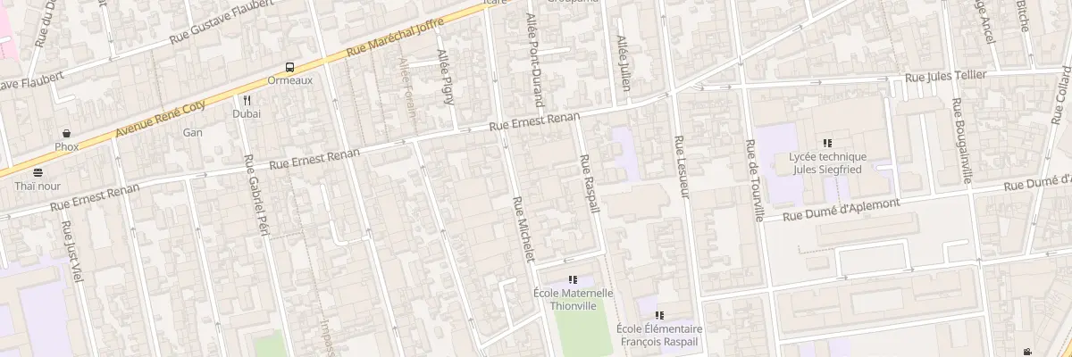 Plan du 62 Rue Michelet au Havre