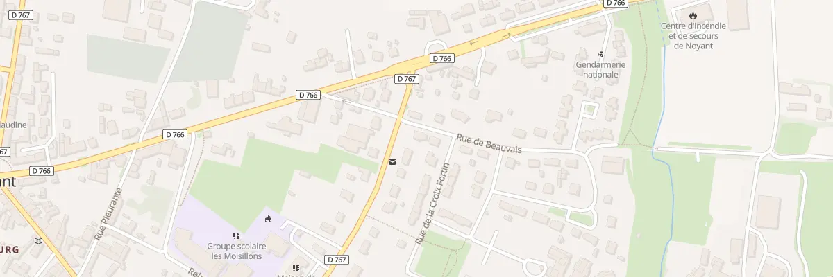 Plan du 4 Rue de Beauvais à Noyant-Villages