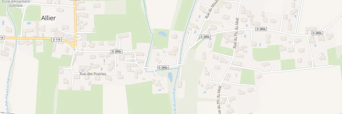 Plan du 17 Rue de l’Alaric à Allier