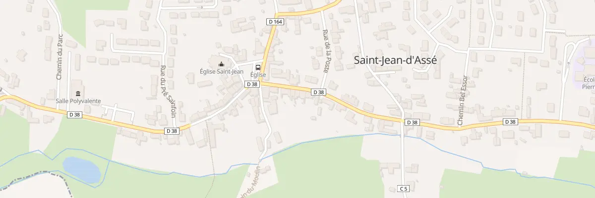 Plan du 10 Rue Principale à Saint-Jean-d’Assé