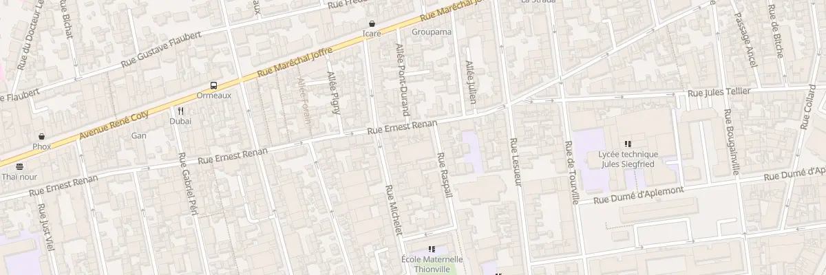 Plan du 98 Rue Ernest Renan au Havre