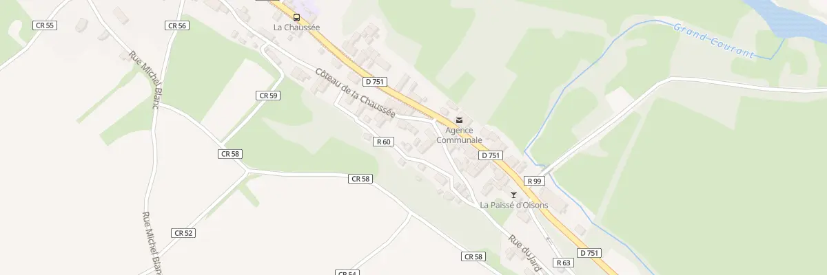 Plan du 1 Coteau de la Chaussée à Saint-Germain-sur-Vienne