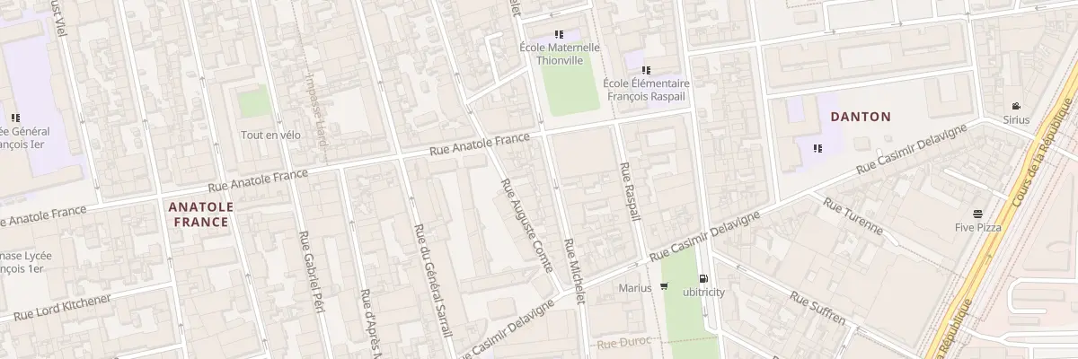 Plan du 51 Rue Michelet au Havre