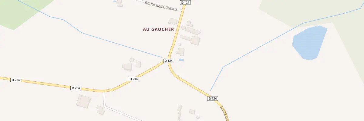 Plan du 3 Au Gaucher à Cours-de-Monségur