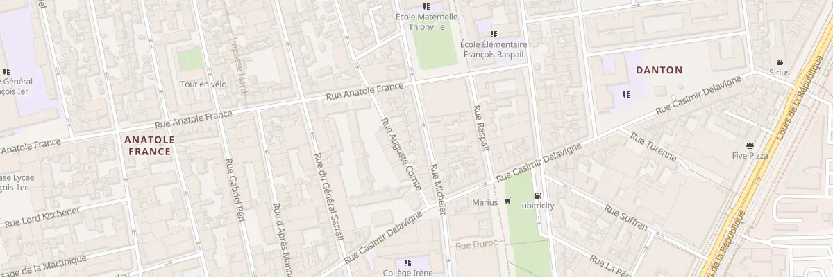 Plan du 47 Rue Michelet au Havre