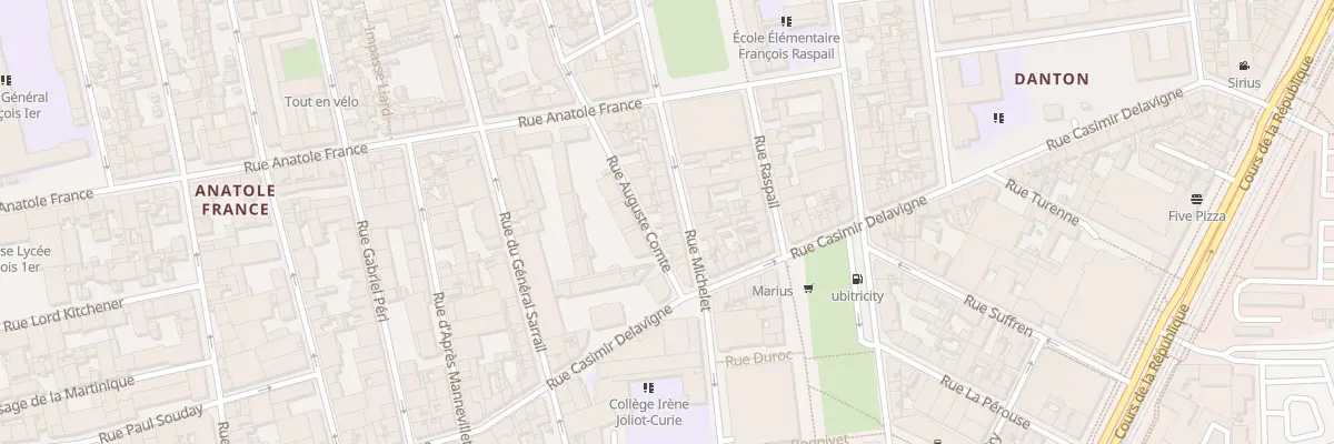 Plan du 43 Rue Michelet au Havre