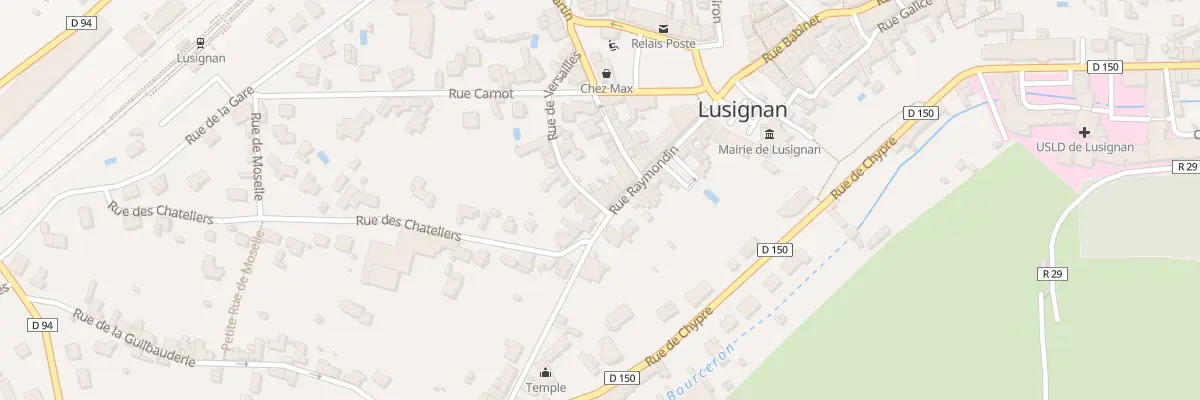 Plan du 19 Rue Raymondin à Lusignan