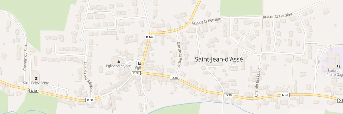 Plan du 5 Rue de la Poste à Saint-Jean-d’Assé