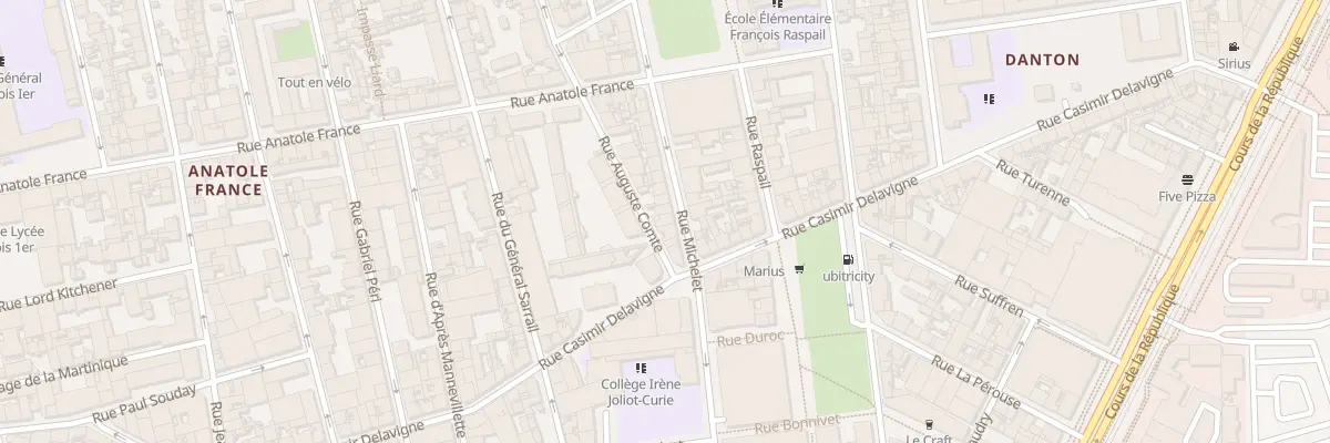 Plan du 41 Rue Michelet au Havre