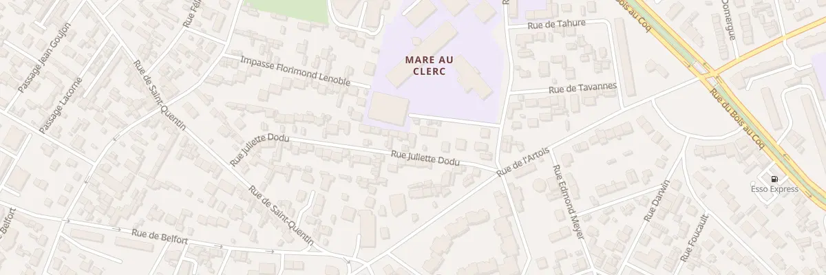 Plan du 39 Rue Juliette Dodu au Havre