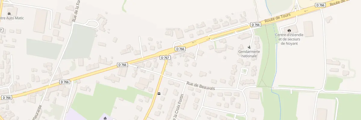 Plan du 28 Rte de Tours à Noyant-Villages