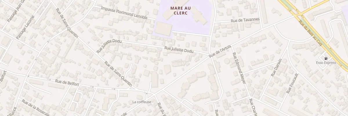 Plan du 40 Rue Juliette Dodu au Havre