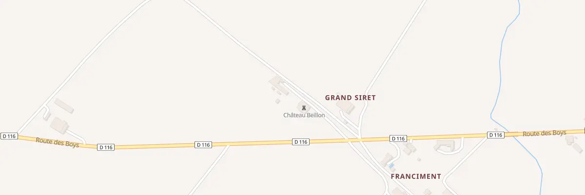 Plan du 577 Rte des Boys à Gaujac