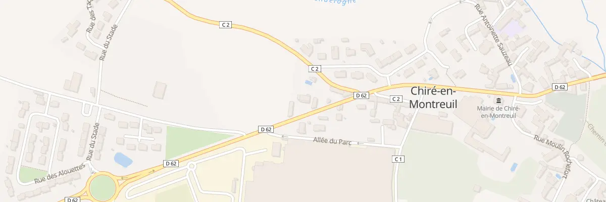 Plan du 9 Rue de la Guinterie à Chiré-en-Montreuil