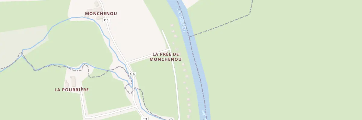 Plan du 5207 La Pree de Monchenou à Assé-le-Riboul