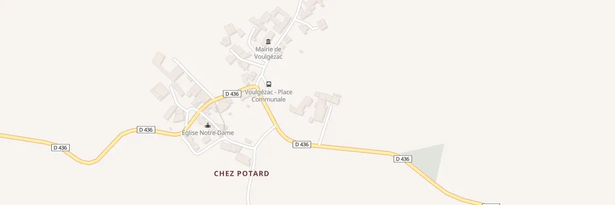 Plan du 5065 La Croix Maigrain à Voulgézac