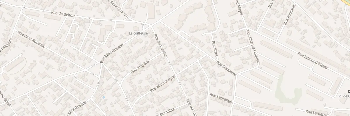 Plan du 50 Rue du Vornier au Havre