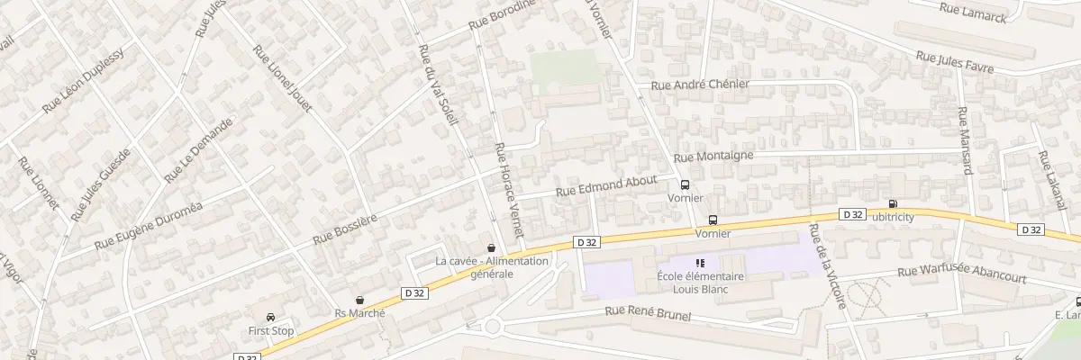 Plan du 5 Rue Edmond About au Havre