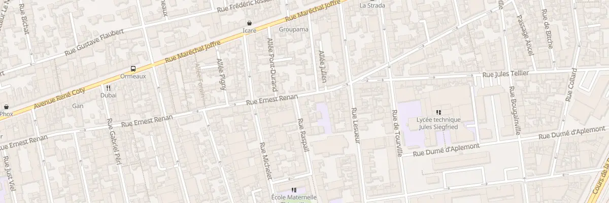 Plan du 108 Rue Ernest Renan au Havre