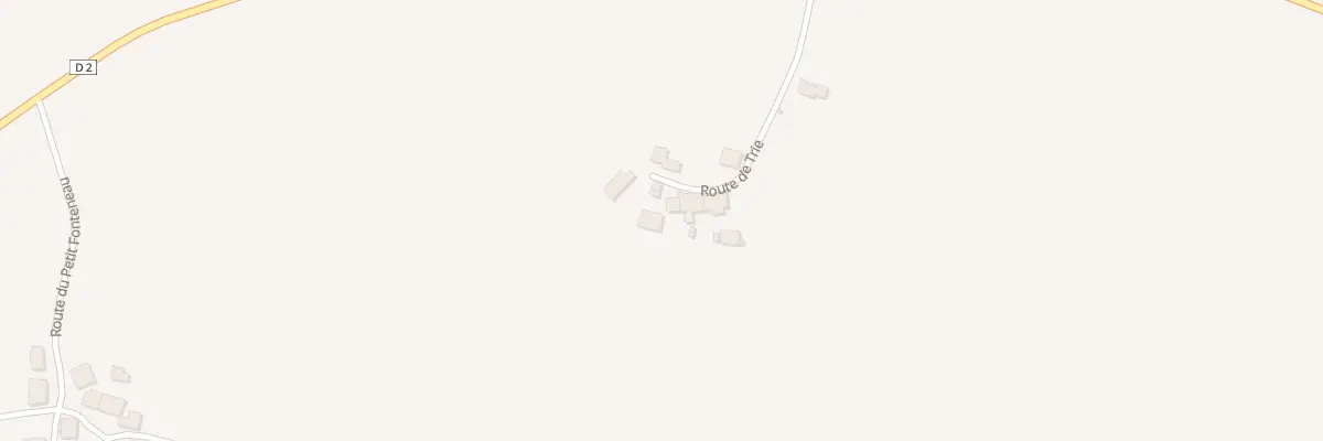 Plan du 7 Rte de Trie à Saint-Romain
