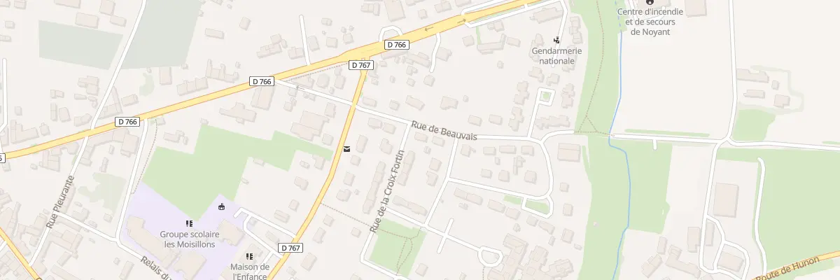 Plan du 8 Rue de Beauvais à Noyant-Villages