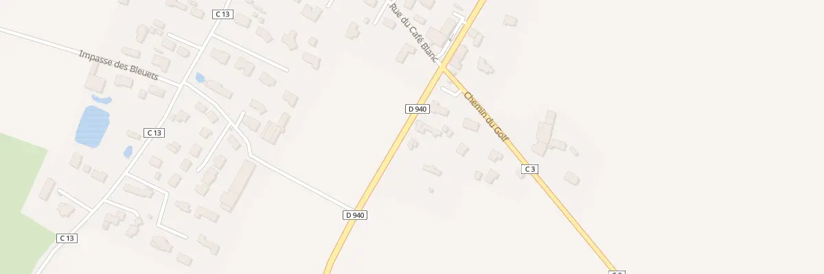 Plan du 16 Cd 940 à Octeville-sur-Mer