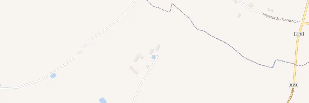 Plan du 4 Hennecour à Coudehard