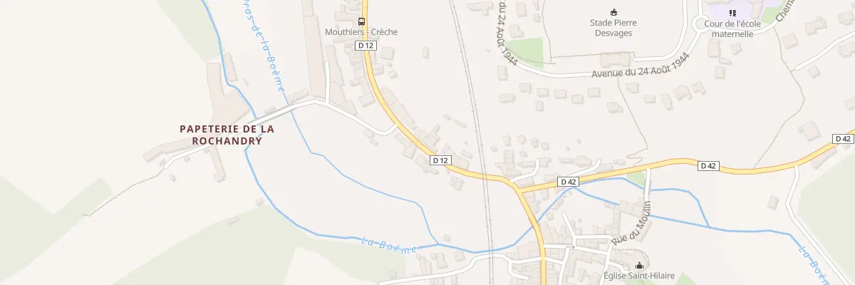 Plan du 52 Rue de la Boëme à Mouthiers-sur-Boëme