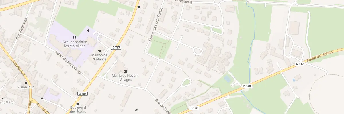 Plan du 1 Rue du Maine à Noyant-Villages