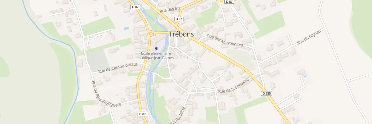 Plan du 12B Rue du Montaigu à Trébons