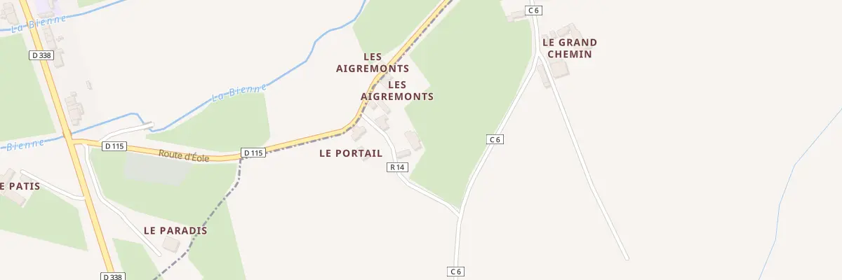 Plan du 332 Rte Eole à Juillé